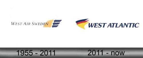 West Air Sweden Logo history