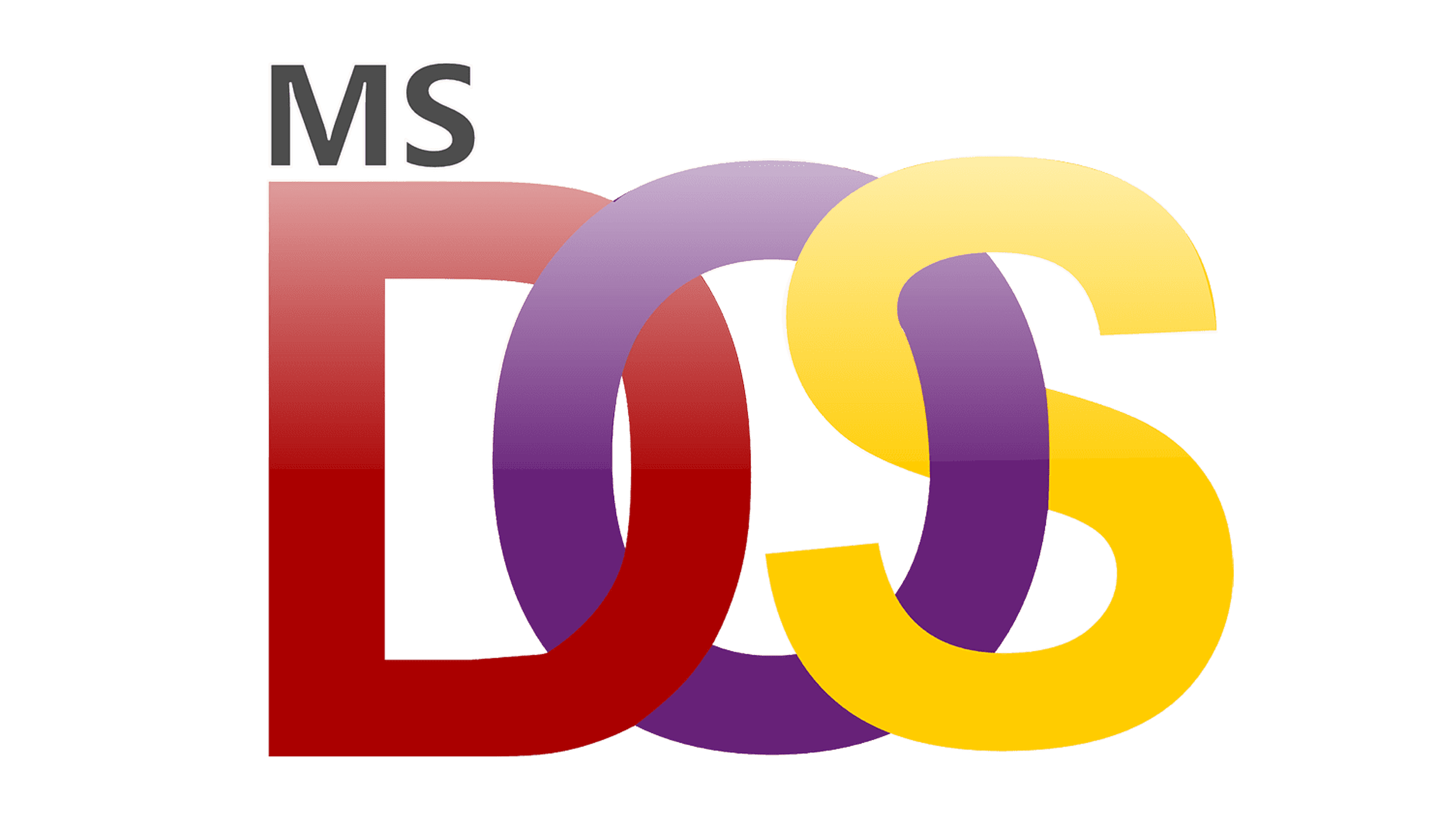 Logotipo de MS-DOS Logo