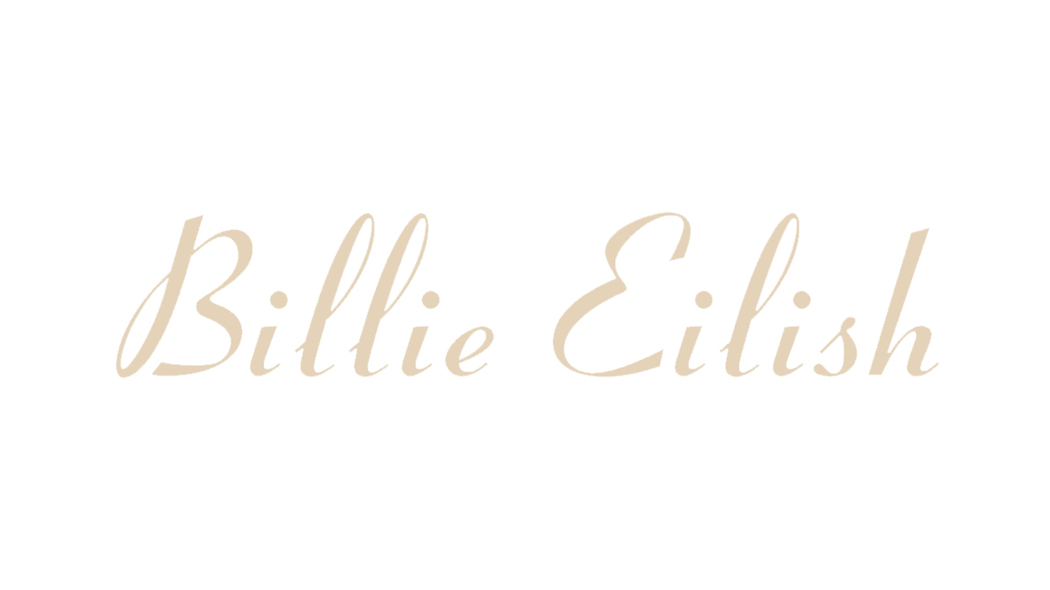 Logotipo de Billie Eilish Logo
